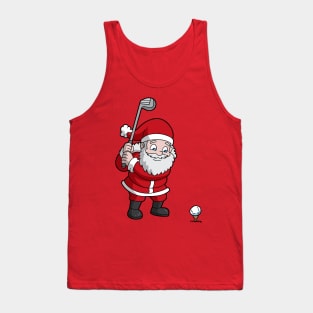 Christmas Santa Claus Golf Tank Top